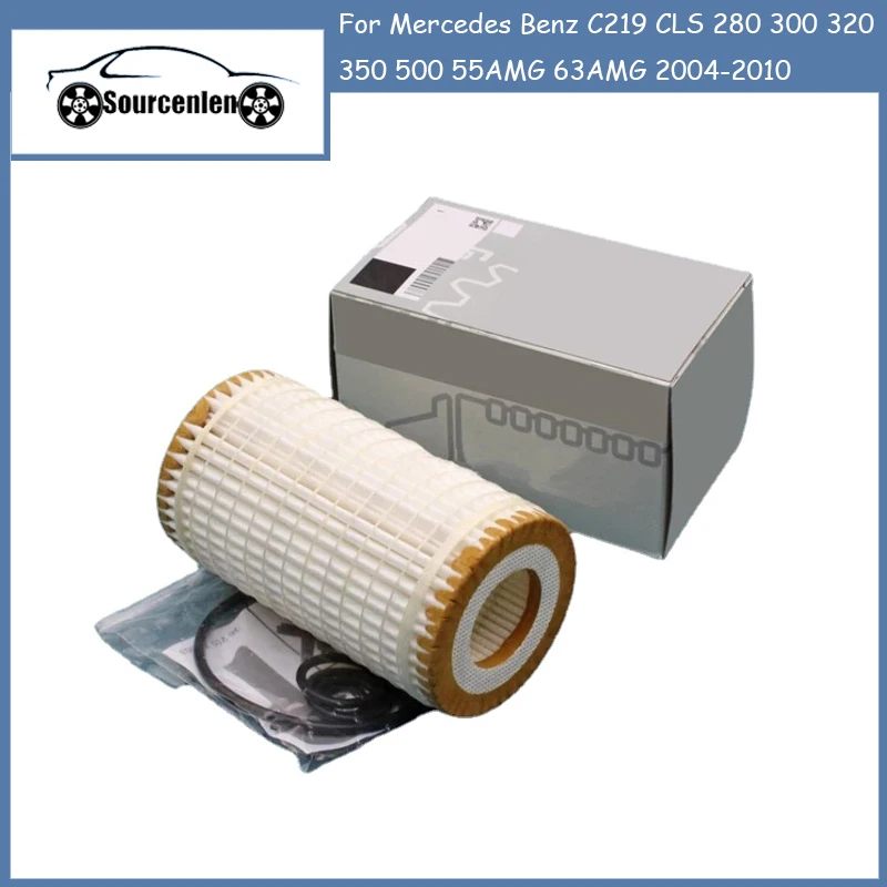 

Масляный фильтр A0001802609 1 шт. для Mercedes Benz C219 CLS 280 300 320 350 55AMG 63AMG 500-2004, модель высокого качества, масляный фильтр