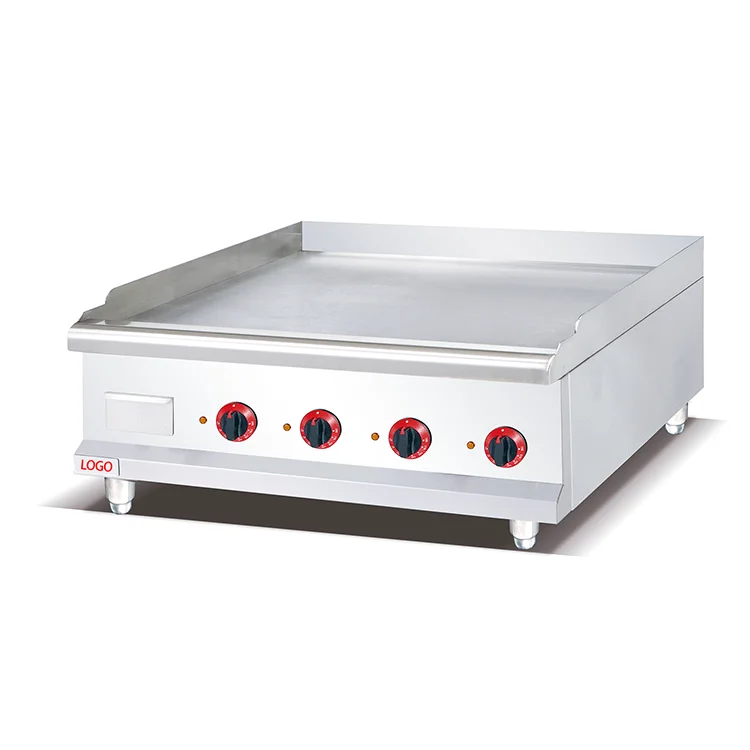 Большой настольный гриль из нержавеющей стали 16 мм с плоской пластиной кухонная