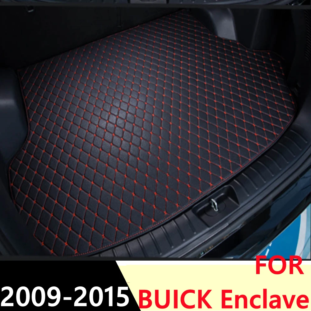 

Car Trunk Mat For Buick Enclave 2009-15 All Weather XPE Flat Side Rear Cargo Cover Carpet Liner Tail Auto Parts Boot Luggage Pad