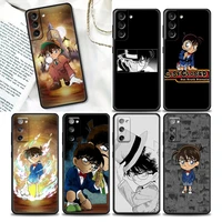 bandai anime detective conan phone case for samsung galaxy s22 s7 s8 s9 s10e s21 s20 fe plus ultra 5g silicone case cover bandai