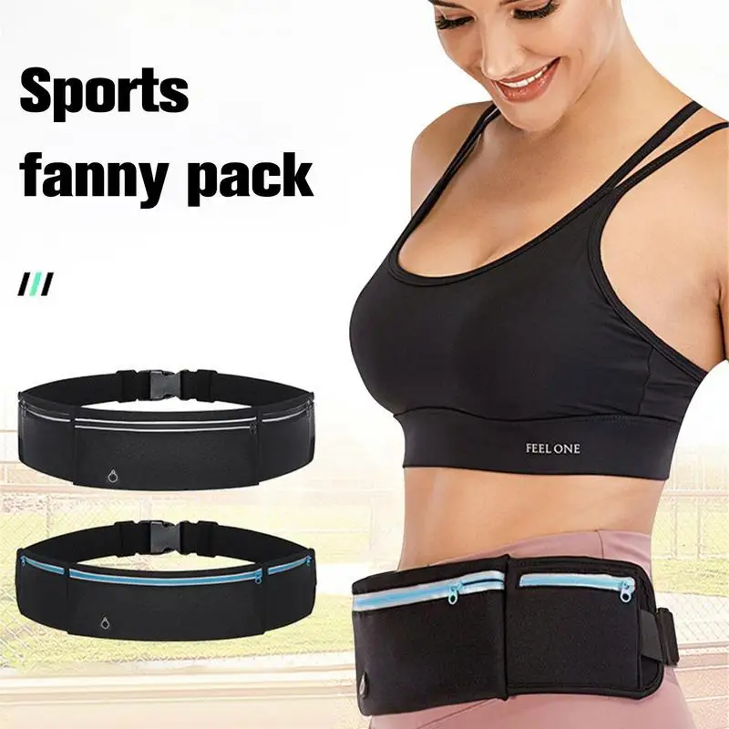 

Running Belt Waterproof Workout Waist Pack Fitness Waist Pouch Workout Belt Sports Waist Pack Exercise Waist Bag For Running Gym