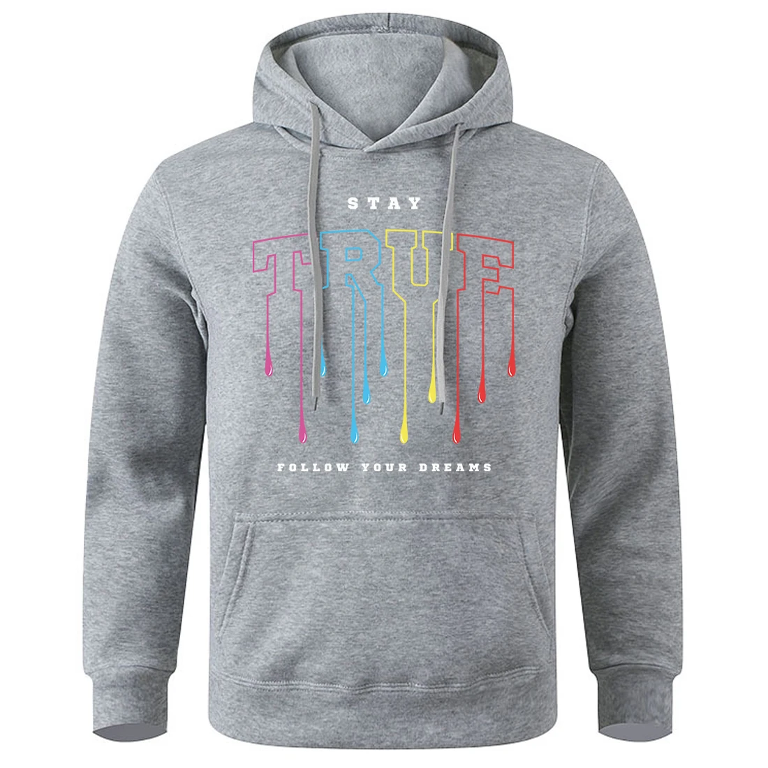 

Мужская толстовка с капюшоном и принтом «Follow Your Dream»