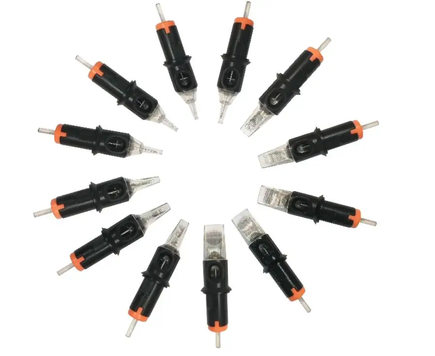 100 шт. стерилизованные тату-картриджи 1 3 5 7 9 11 13 14 15 RL RM RS M1 для тату-машинки