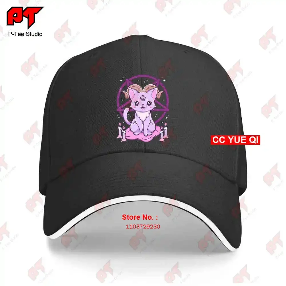 Kawaii Pastel Goth Krampus Cute Creepy Gothic Бейсболки Кепка-грузовик RJ3M