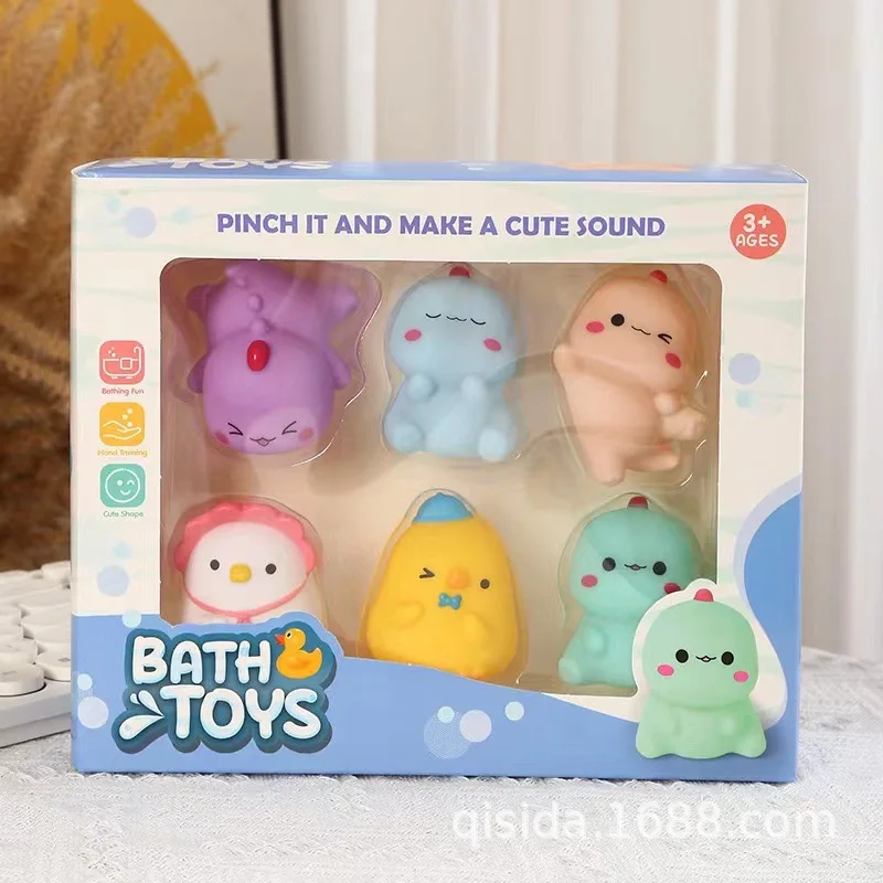 

6 шт., детская игрушка «динозавр»