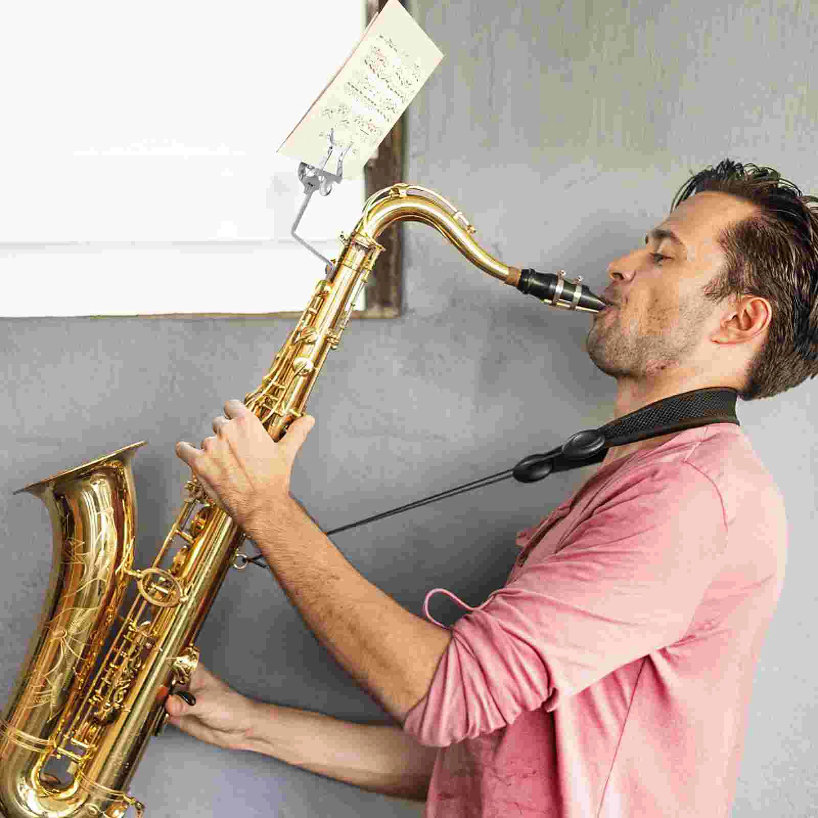 Аксессуары Маршевый лист Музыкальный саксофон Держатель партитуры Железная