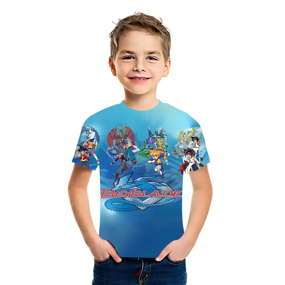 

Детская Хлопковая футболка Beylade, летняя футболка с 3D принтом, с коротким рукавом, для мальчиков и девочек, 2021