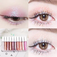 10 color diamond eye shadow nude metal shimmer glow glitter single liquid eyeshadow makeup for women pigment beauty cosmetics