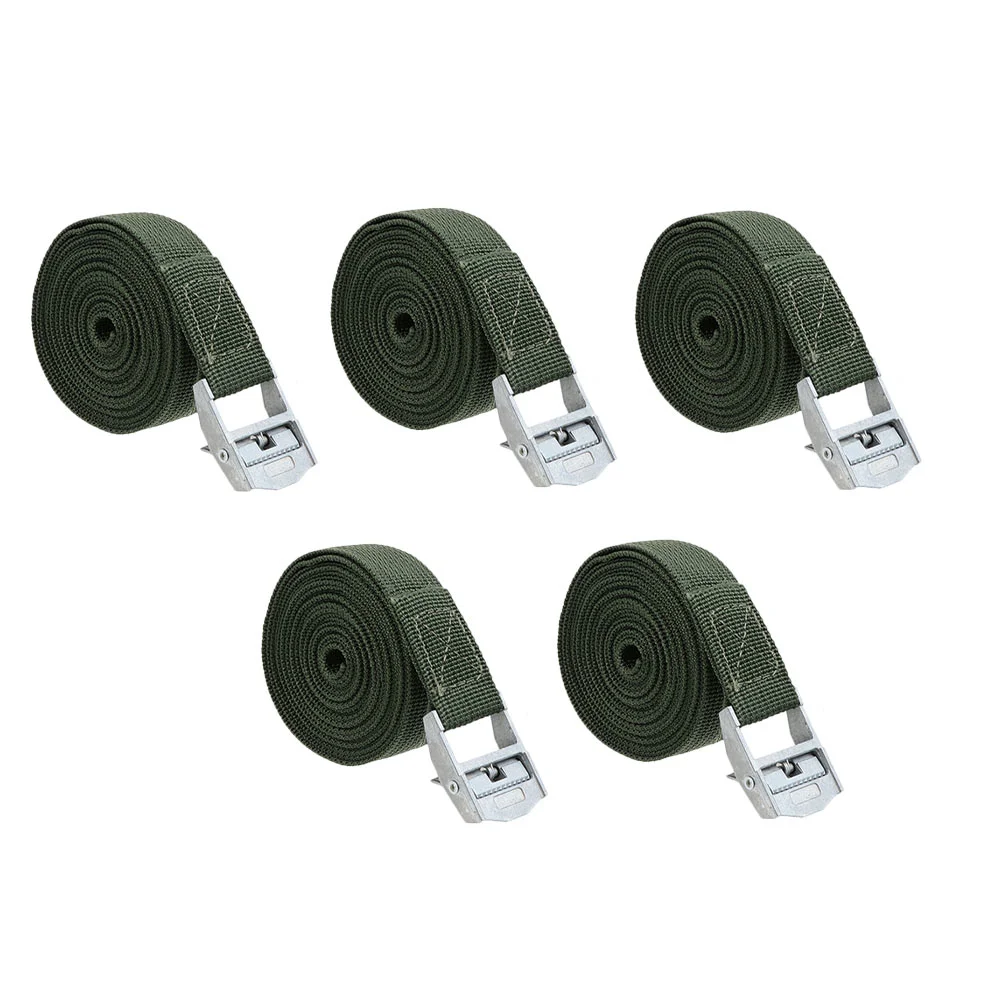 

5 Pcs Ratchet Sling Belt Cable Ties Luggage Lashing Strap Truck Car Strap Rope Tensioner Cam Buckle Straps Cargo Lashing Strap