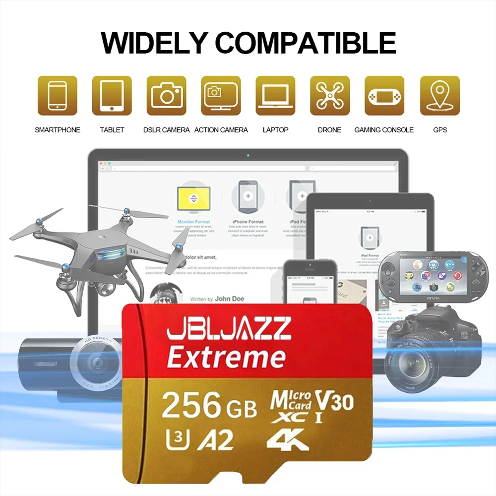 Фото Оригинальная карта памяти Extreme PRO Micro SD UHS-I 64GB 128GB 256GB 512GB V30 A2, карта памяти 4K UHD TF для дронов, камер и Nintendo Switch. №5