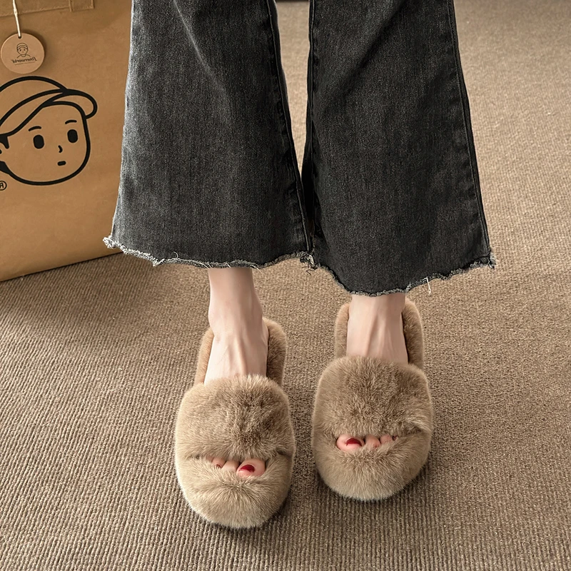 Женские шлепанцы на платформе Нескользящие износостойкие нескользящем каблуке