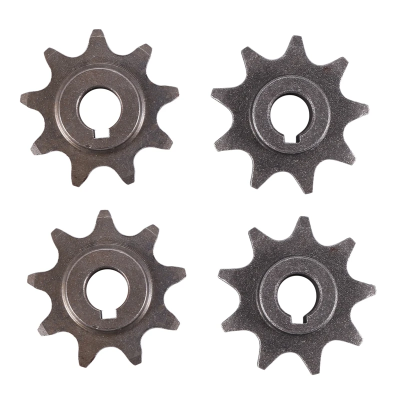 

4X 9 Tooth Sprocket For Electric Bike Motor MY1016Z Unitemotor MY1018 9T Sprocket For 410