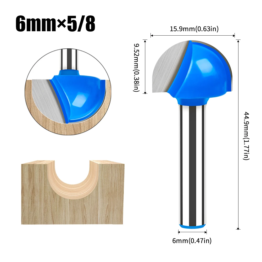 

Фреза концевая с круглым носом JGZUI