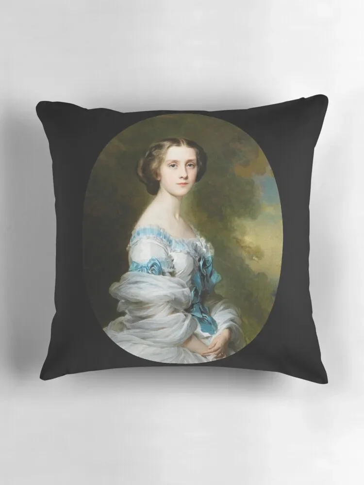Mélanie Renouard de Bussière Comtess Edmond Pourtalès (1857) - Franz Xaver Winterhalter Пледы Подушки Диван Подушка