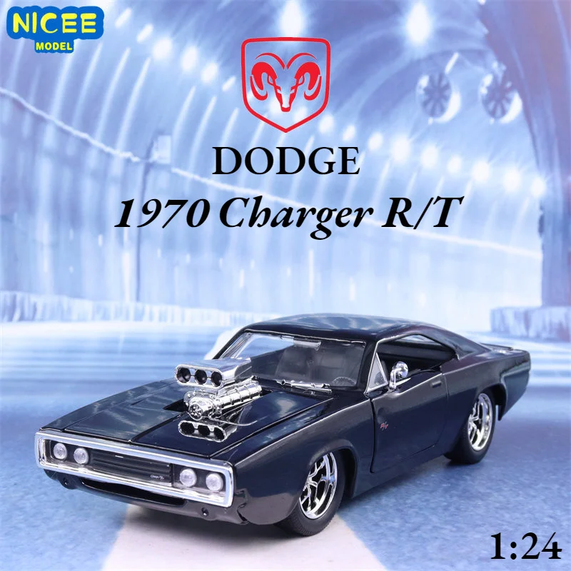 

Jada 1:24 Fast&Furious 1970 Dodge Charger R/T Muscle car Diecast Metal Alloy Model Car Toys for Children Gift Collection J76