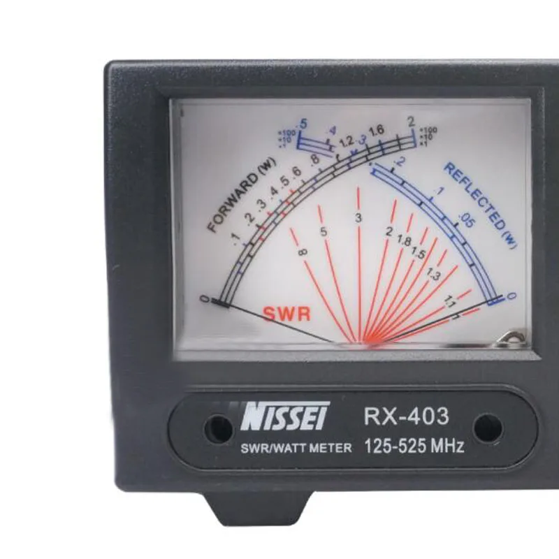 Original NISSEI RX-403 125-525MHZ 200W Car Radio Short Wave UV Standing Wave Meter SWR Digital Power Meter RX403 Made in Taiwan