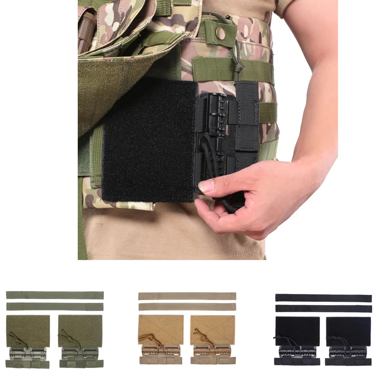

Tactical Molle Vest Universal MOLLE Quick Release Buckle Cummerbund Adapter for JPC CPC AVS 6094 420 Vest Hunting Accessories