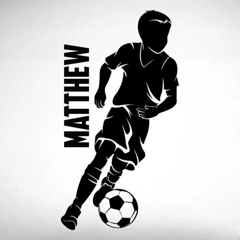 Детская Наклейка на стену для игры в футбол