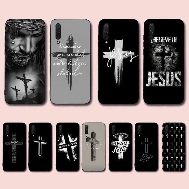 

Jesus Christ Cross Phone Case for Xiaomi mi 5 6 8 9 10 lite pro SE Mix 2s 3 F1 Max2 3