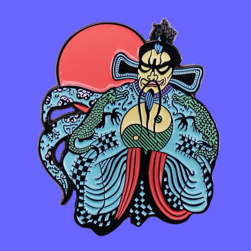 Значки для творчества и творчества в стиле Фэнтези, Мультяшные аниме металлические эмалевые штифты, рюкзак, шляпа, сумка, декоративные аксессуары, подарочные украшения