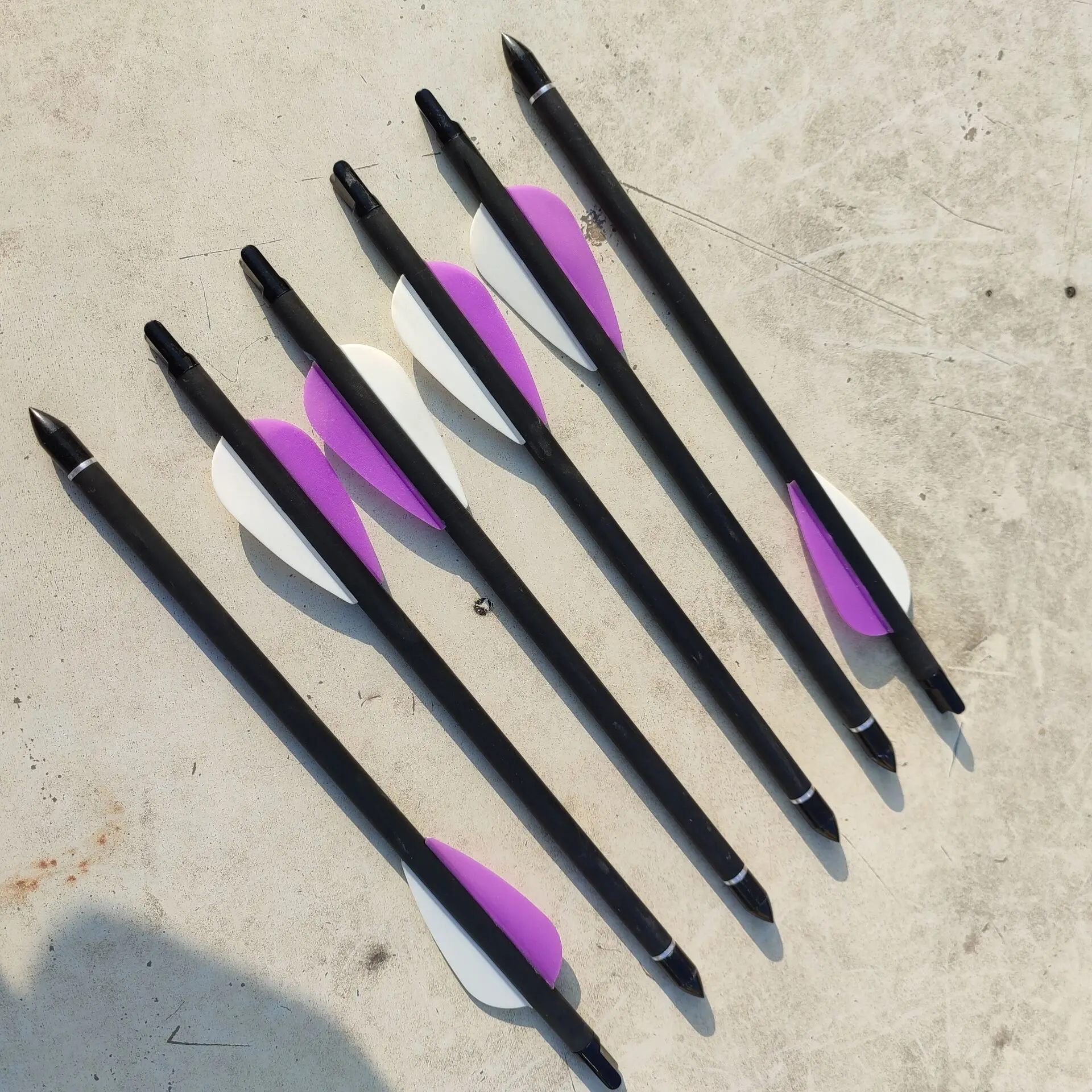 Pure Carbon Arrows Crossbow Bolts Arrow Archery For Crossbow Ek R9 Hunting Diy Shooting