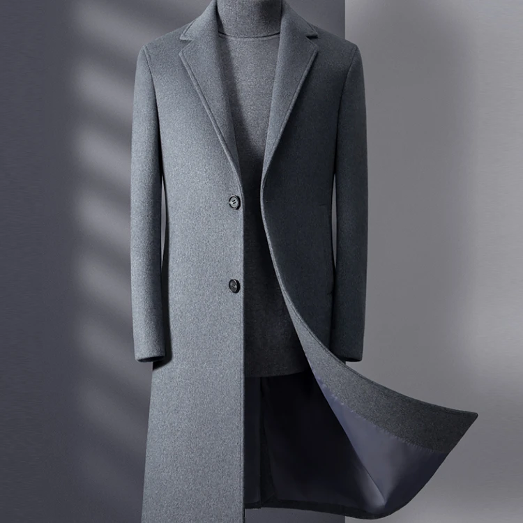 Осень-зима 2022 Мужская Новая деловая повседневная шерстяная куртка мужская