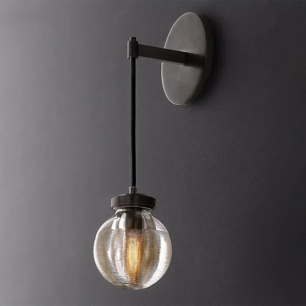 Современный Роскошный мини Сферический Подвесной Настенный светильник