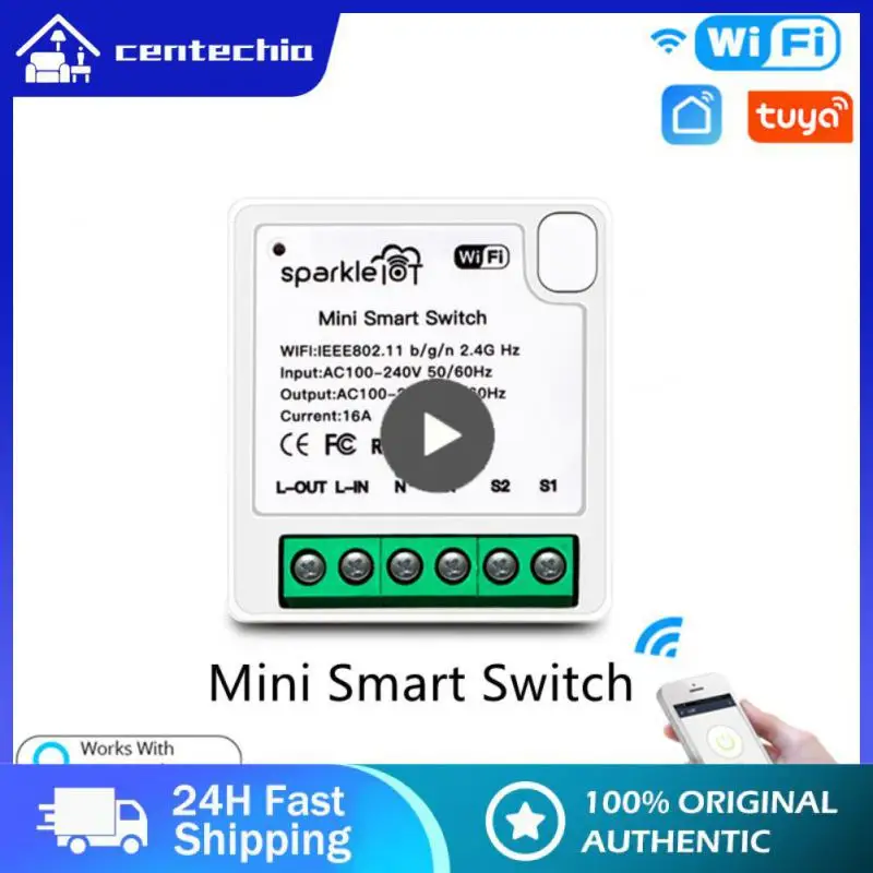 

1~8PCS Zigbee WIFI Mini Smart Switch DIY 16A 2 Way Control Breaker Via Alexa Alice Google Home Tuya Smart Life Cozylife