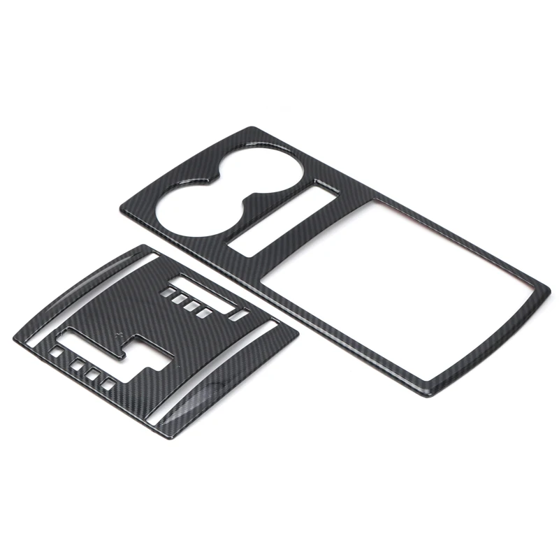 ЛГД!! Для Mitsubishi Pajero V80 V93 V95 V97 V98 2007-2021 карбоновый стиль коробка переключения передач держатель чашки панель крышка отделка Стайлинг автомобиля