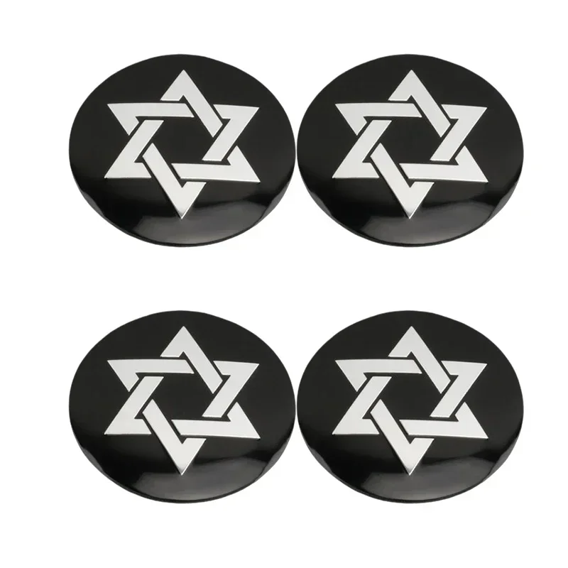 4 шт. 56 мм звездная эмблема центра колеса автомобиля колпаки ступиц наклейки для