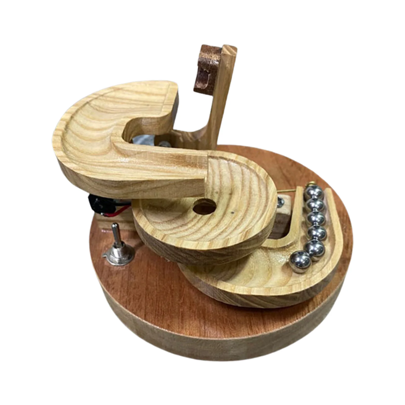 

Wooden Perpetual Motion Desk Toys Creative Office Table Decor Christmas Birthday Gifts For Teens Educational Toy For Boys