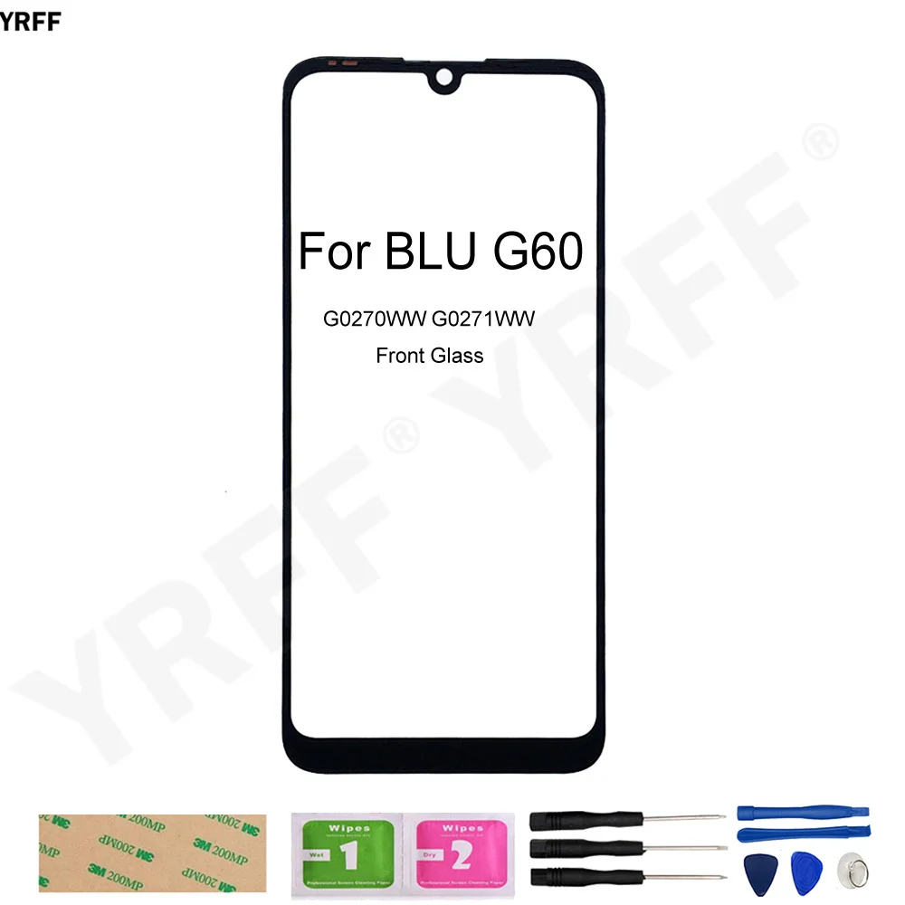 

For BLU G60 G0270WW G0271WW Mobile Phone Touch Screen Panel For BLU G60 Front Glass Panel Repair Parts (No Touch Screen)