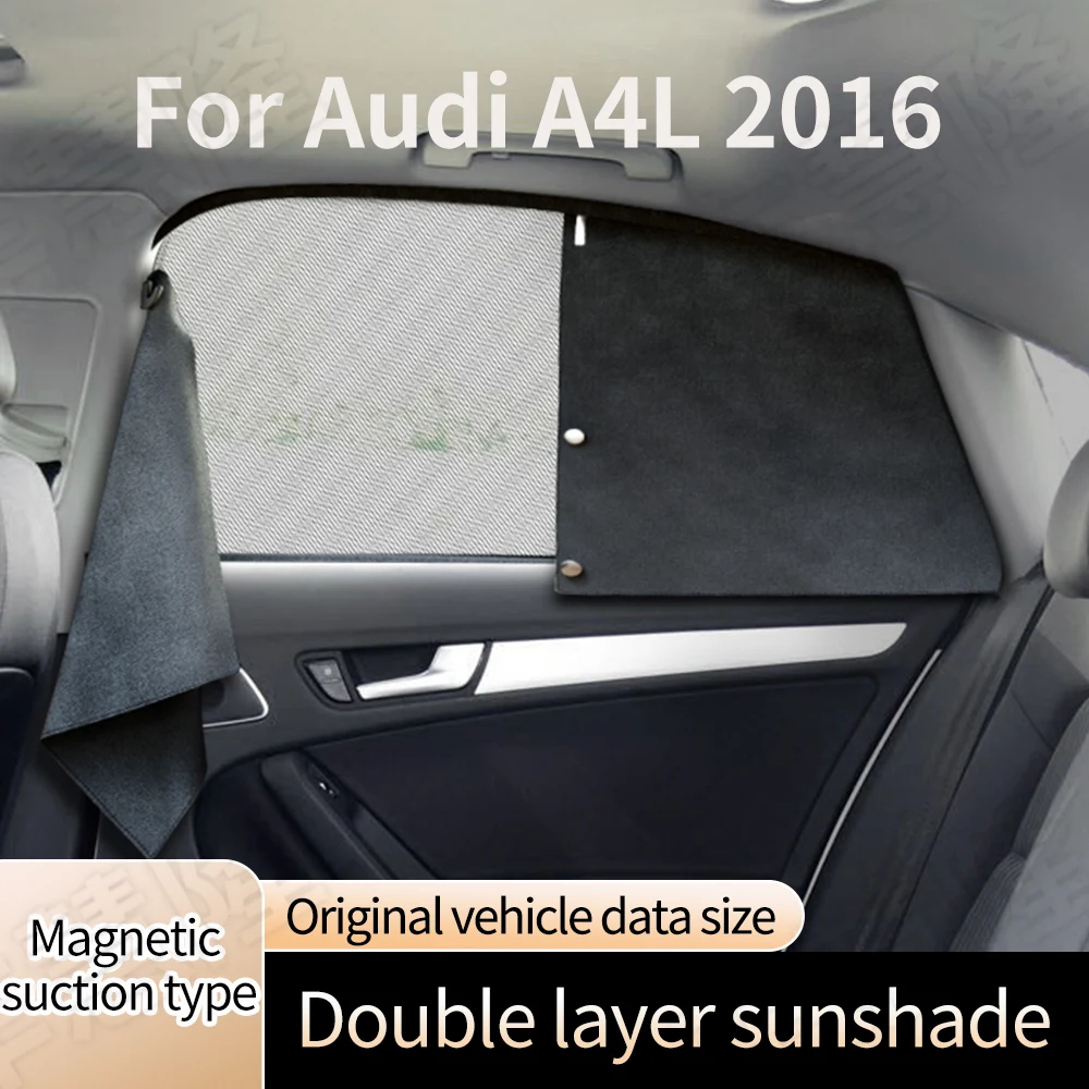 

Автомобильные полноразмерные шторы для Audi A4L 2016 бархатные двухслойные оконные солнцезащитные шторы с оленем теплоизоляция и защита от солн...