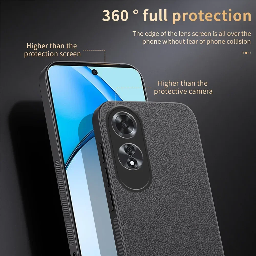 Деловой кожаный магнитный чехол с мягкой рамкой для OPPO A60 A79 5G 98 97 96 78 58 77 57 17K 11 FIND X7