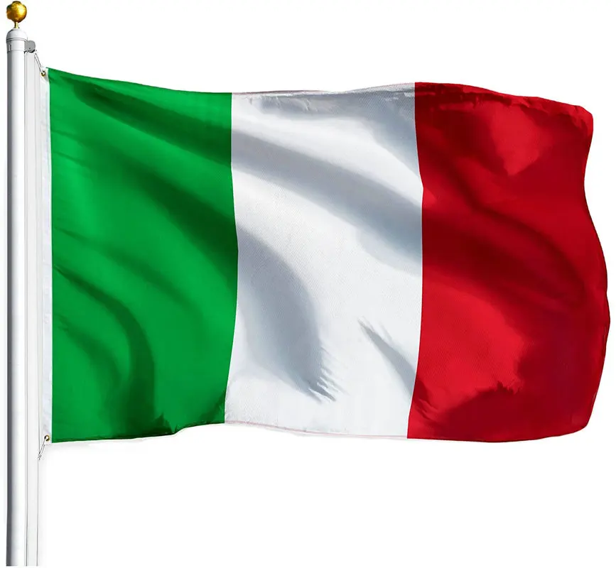 

Бесплатная доставка, итальянский флаг Ita It Italia, 90x150 см, подвесные зеленые, белые, красные итальянские государственные флаги, украшение для по...