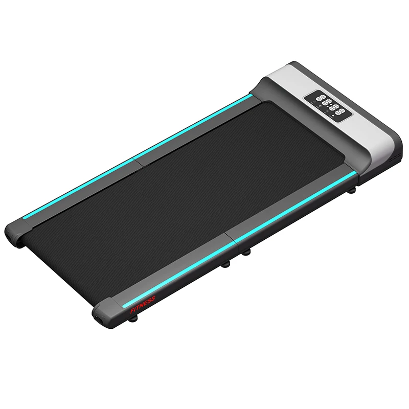 Складная беговая дорожка для спортзала дома розовая домашнего фитнеса