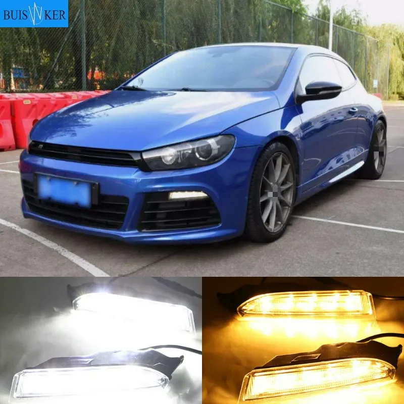 

2 шт., дневные ходовые огни для Volkswagen VW Scirocco R 2010 - 2014