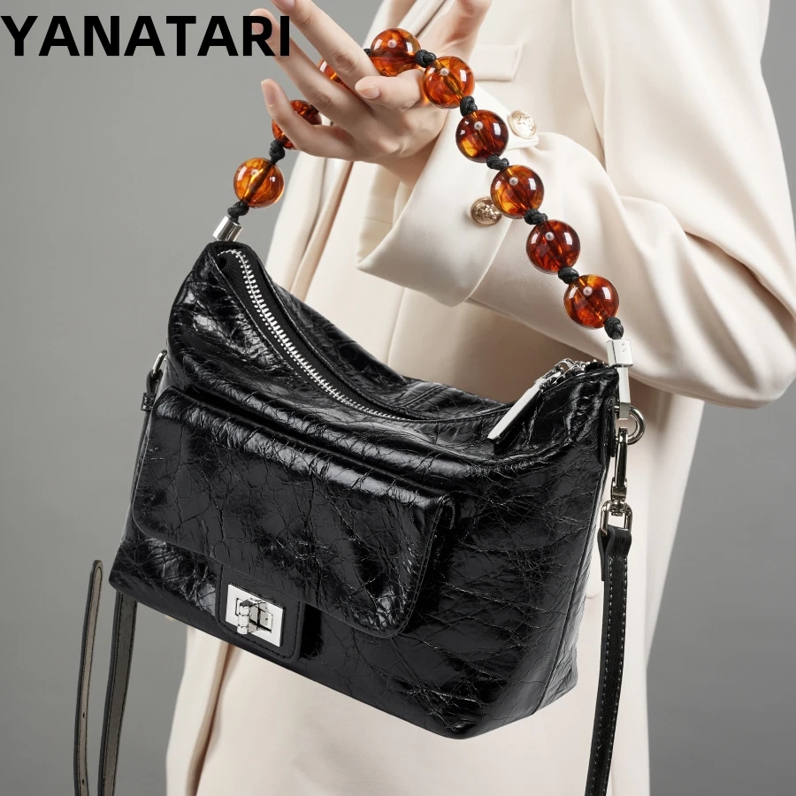 Сумка женская из натуральной кожи в китайском стиле