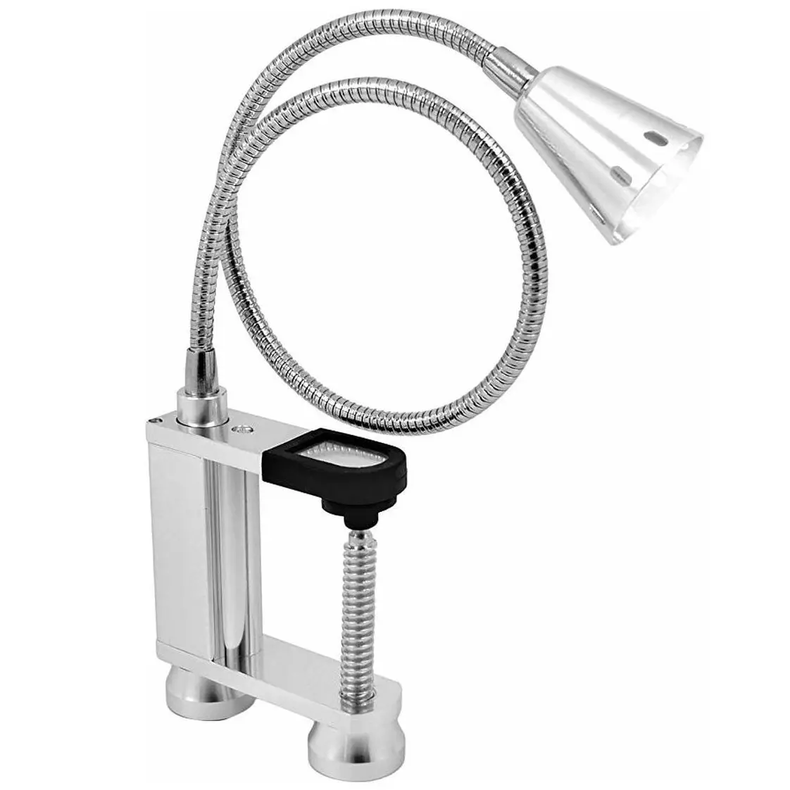 

Портативный Регулируемый винтовой зажим для гусиной шеи Инструменты для барбекю для пикника светодиодная подсветка для гриля барбекю