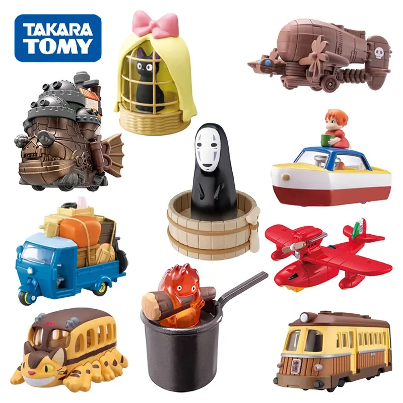 TAKARA TOMY мультфильм безликий мужской автобус серии Тоторо Кайхара трамвай детский