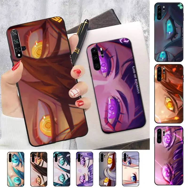

FHNBLJ Genshin Impact God Contracts Phone Case for Huawei P30 40 20 10 8 9 lite pro plus Psmart2019