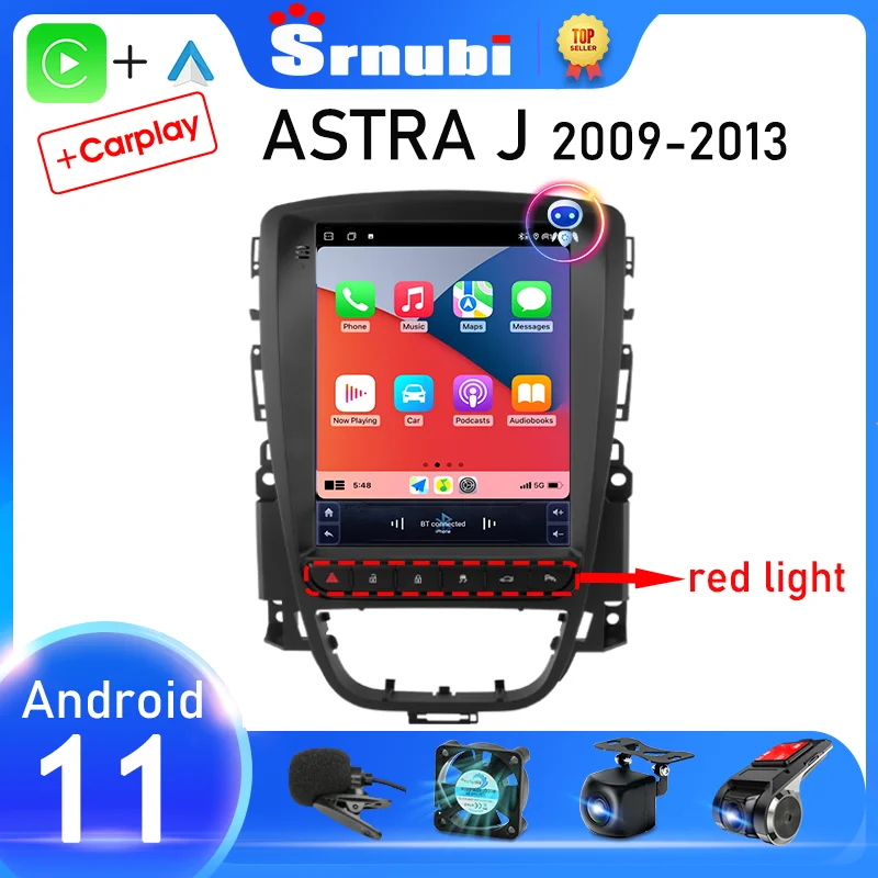 Автомагнитола Srnubi 2DIN Android 11 для Buick Excelle Opel Astra J Verano 2009 2010-2013 | Автомобили и