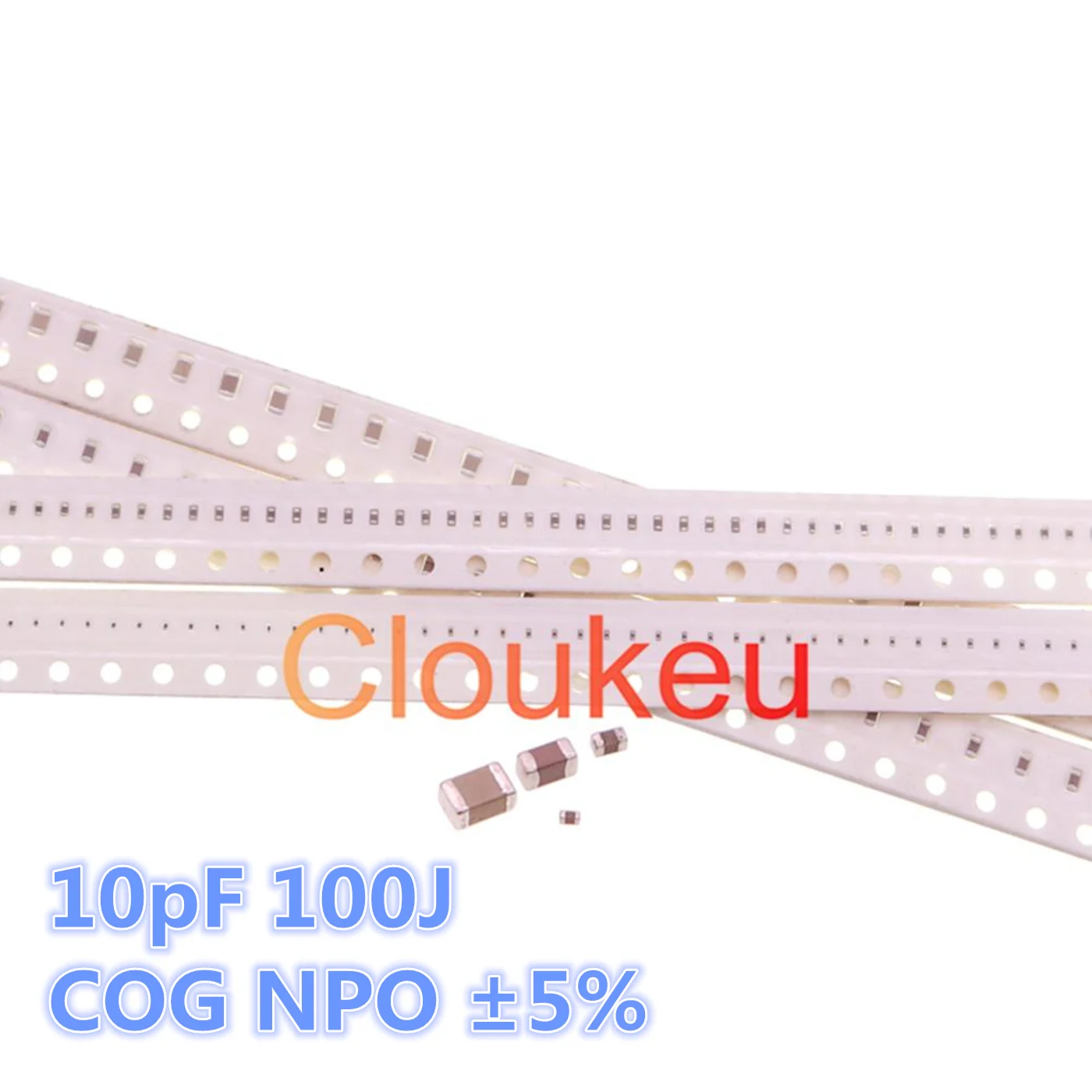 Чиповый керамический конденсатор 10pF 100J 0201 0402 0603 0805 1206 1808 50 в 100 в 250 в 500 в 1 кВ 2 кВ 3 кв COG NPO ± 5%