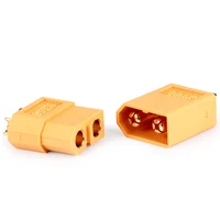1 pair xt60 male female bullet connectors plugs for rc hobby lipo battery