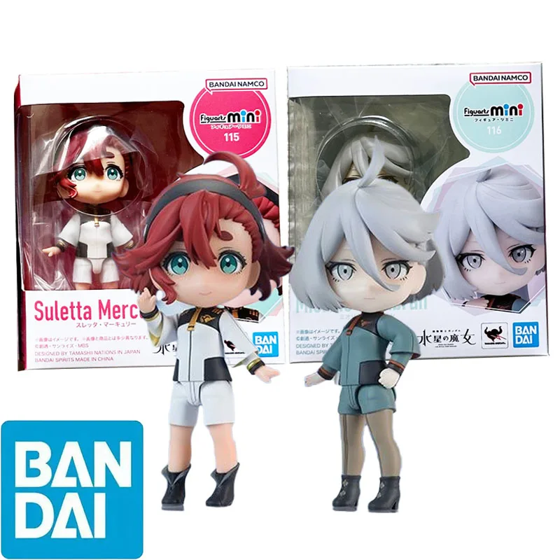 

Мини-костюм для мобильного телефона Bandai, фигурarts, Gundam: the Witch from Mercury Suletta Mercury Miorine Rembran, аниме-модель, игрушка, подарок, Новинка