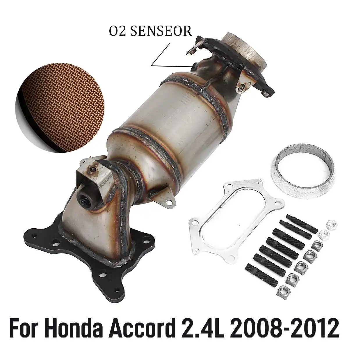 

Catalytic Converter For Honda Accord 2.4L 2008 2009 2010 2011 2012 Car Exhaust Manifold High Flow Catalytic Converter