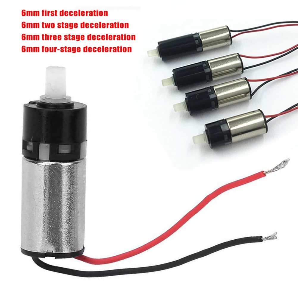 1 шт. планетарный мотор-редуктор 6 мм постоянного тока 3 В 1200 об/мин без