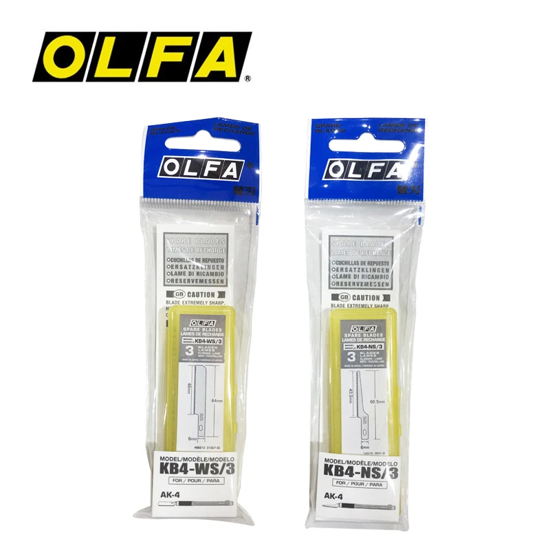 OLFA KB4-WS/3,KB4-NS/3 Модель Пилы инструменты ручной пилы запасные лезвия для AK-4 HS-1(167B) TAMIYA 74111 ручная пила
