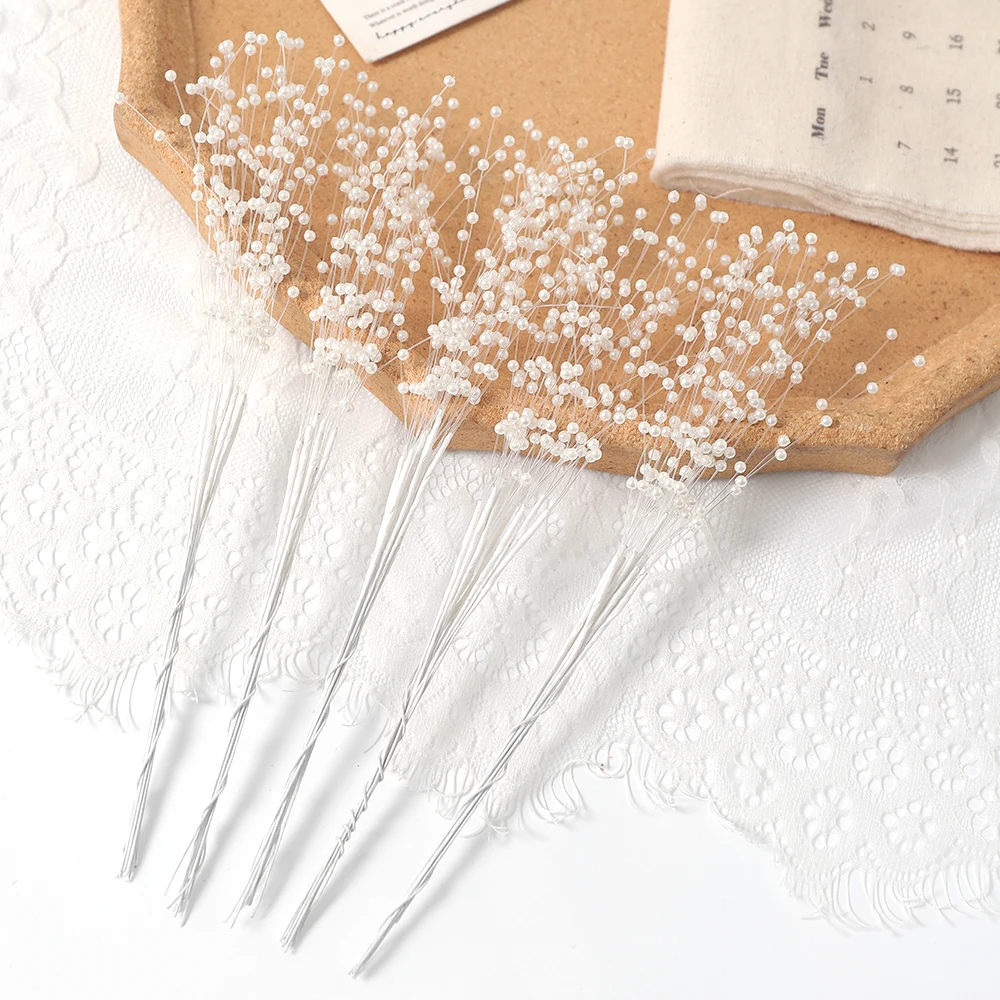 

Свадебный жемчужный букет из шелка, 10 шт.