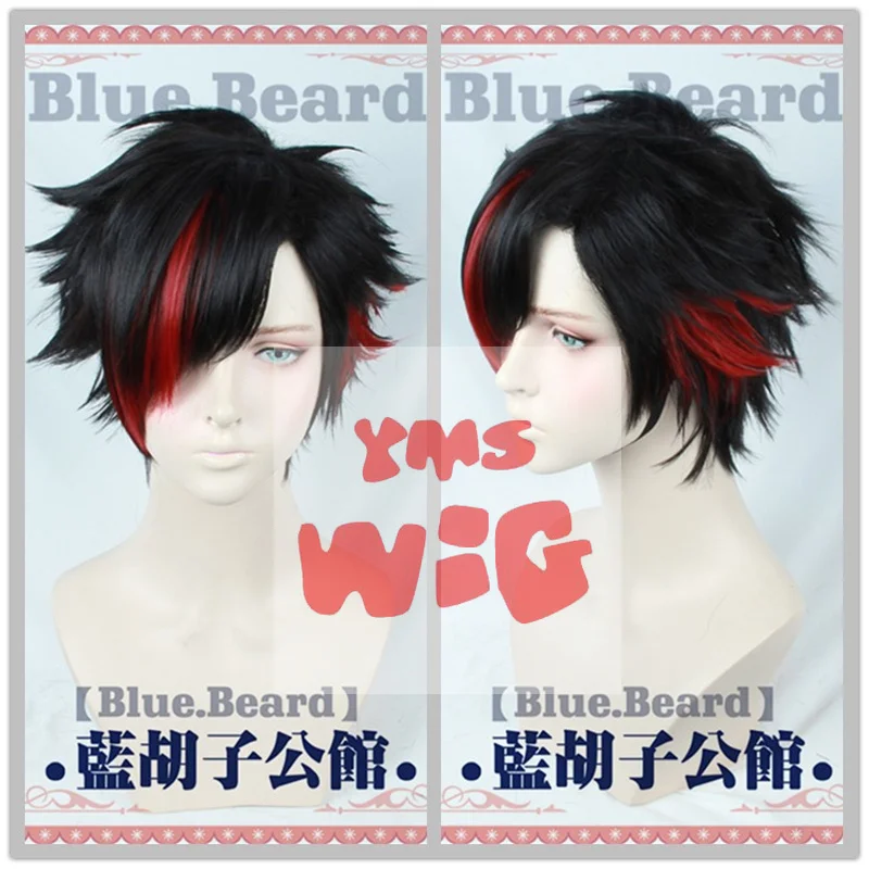 Аниме Ансамбль Звезды Нагомо Тетра Косплей Парик Короткие Черные Смешанные